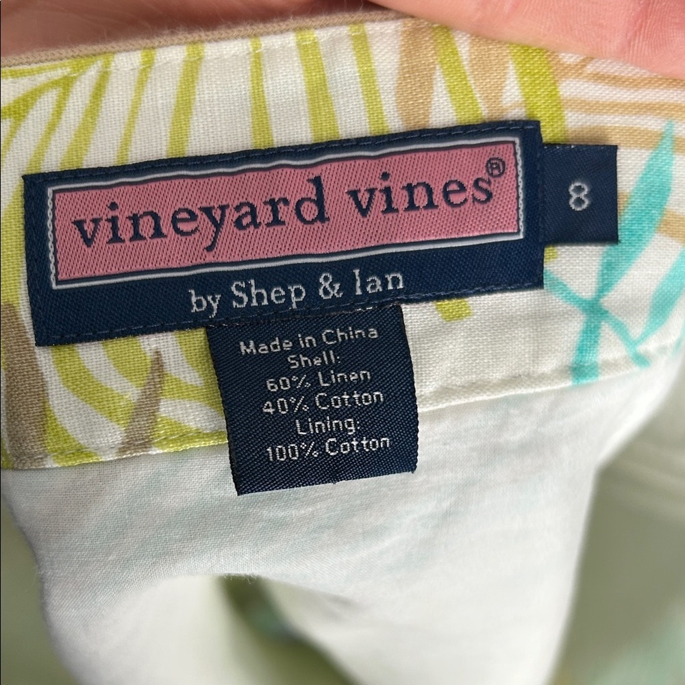 VINEYARD VINES Womens Palm Frond Skirt - Sz 8 - Picture 2 of 7